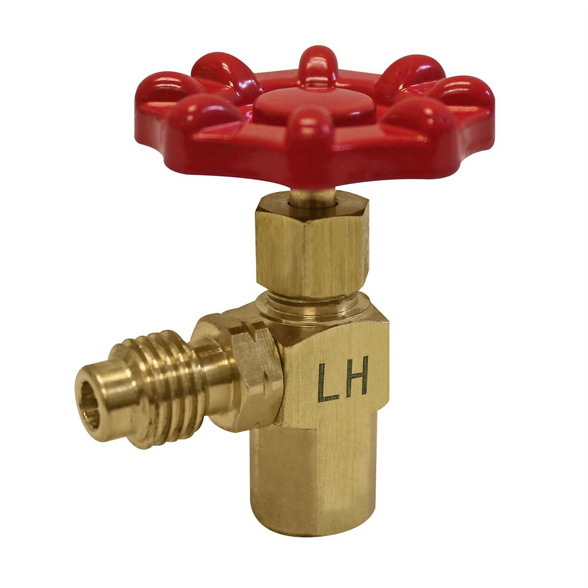 Mastercool R1234yf Piercing Style Can Tap Valve — 1/2in. ACME LH Thread, Full Grip Valve Knob, All Metal Construction, Model# MSC85510-YF